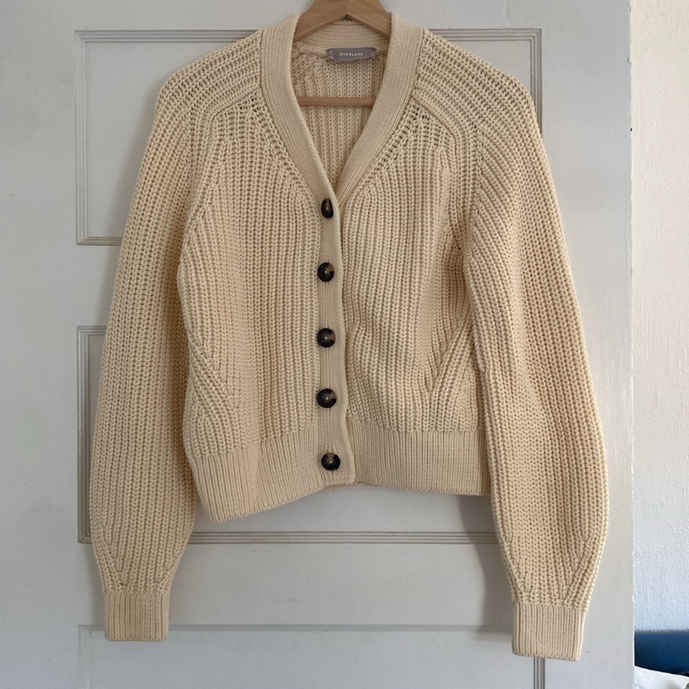 Everlane Texture Cotton Cardigan